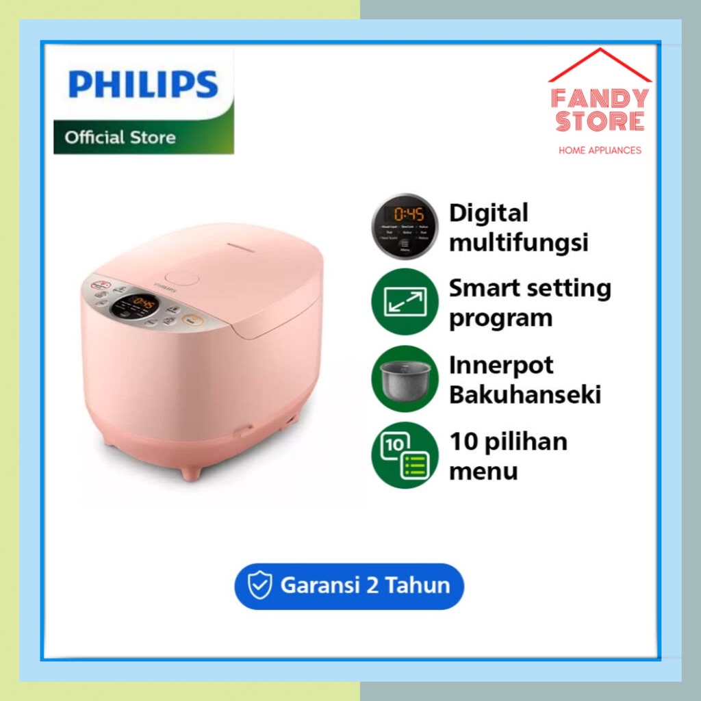 Jual (NEW) PHILIPS MAGIC COM RICE COOKER DIGITAL HD4515/90 HD 4515