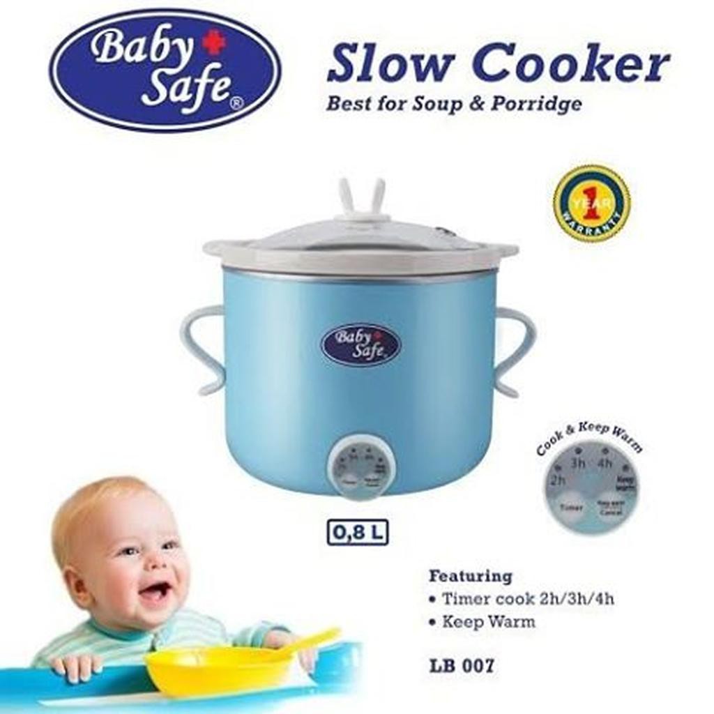 Baby Safe Slow Cooker Digital 0.8L - Blue