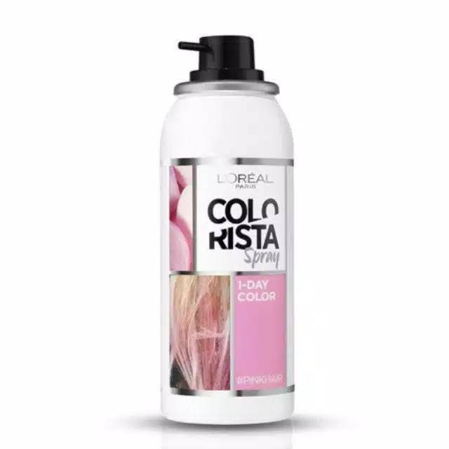  Loreal  Colorista Spray Pewarna  Rambut  Temporer Pink Hair 