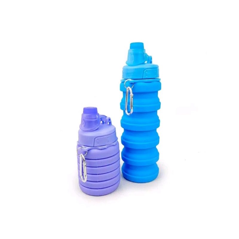 Botol Minum Lipat Portable Silicon 500ml Foldable Bottle