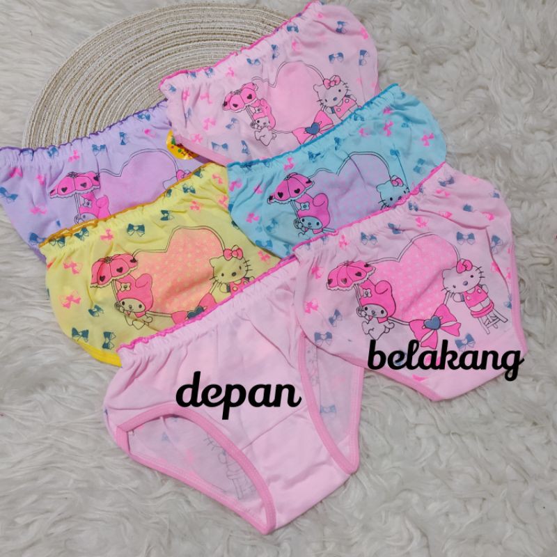 celana dalam anak perempuan harga 3 pcs