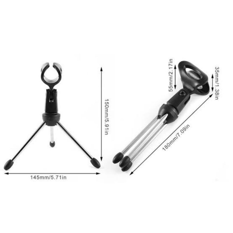 STAND MIC MIKROFON  / DUDUKAN STANDING MIC / STANDING MIC MICROPHONE MINI DESKTOP UNIVERSAL