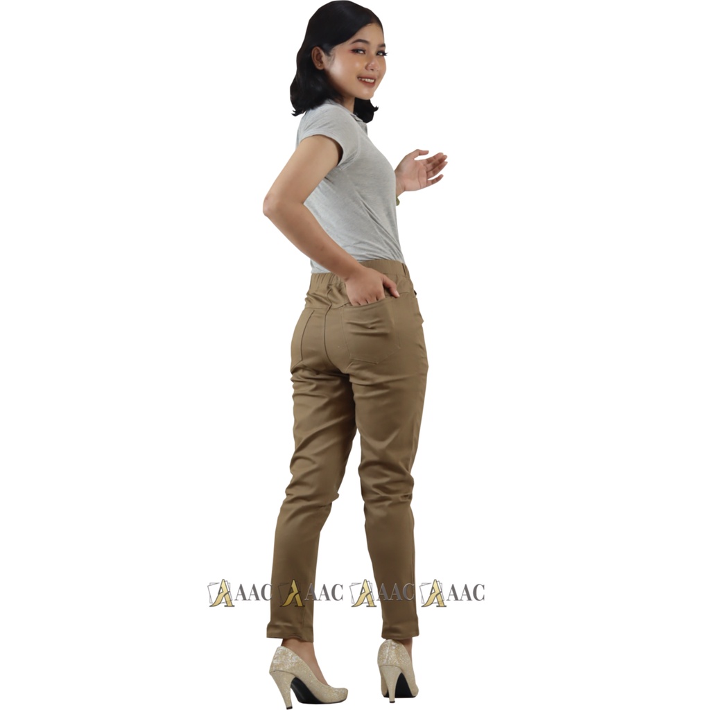 Celana Kerja Wanita,Chinos Pants Bahan Tebal