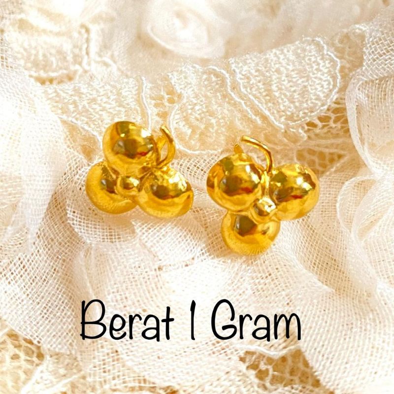 Anting Emas Muda Dewasa Tusuk Chery 1 Gram