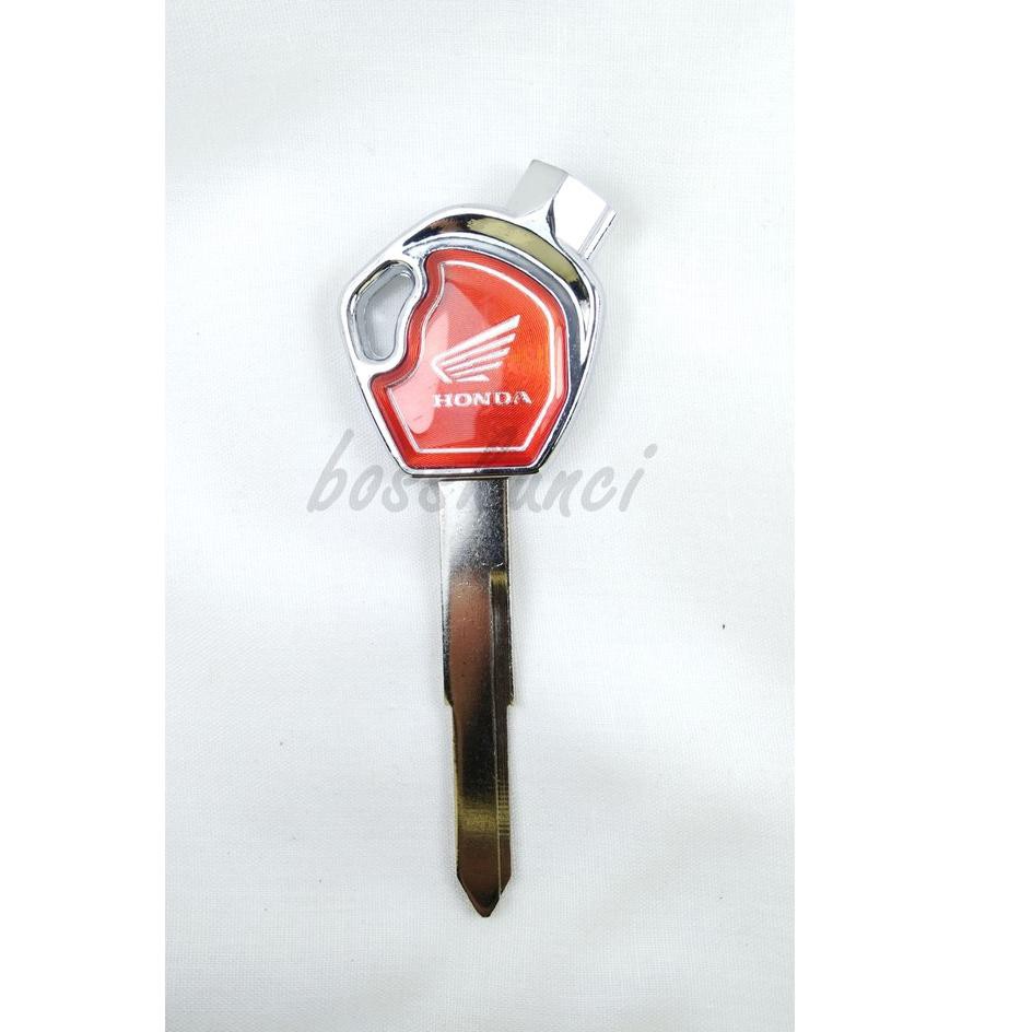 Ready ўF36 Bahan Kunci Motor honda revo beat variasi merah kunci duplikat motor bosskunci GM7