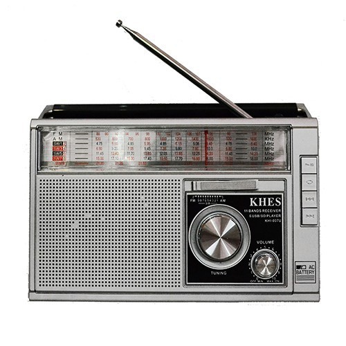 Radio Portable KHES 037 USB AM FM, Klasik, Unik, Jadul, Retro