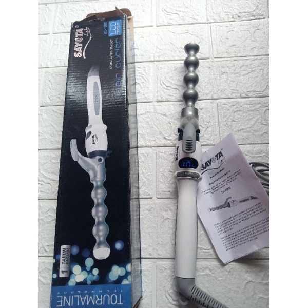 Hair Curler Sayota Curly HC-1000 Display LCD alat keriting rambut