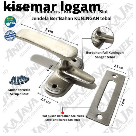 rambuncis slot jendela pintu pengait jendela dan pintu