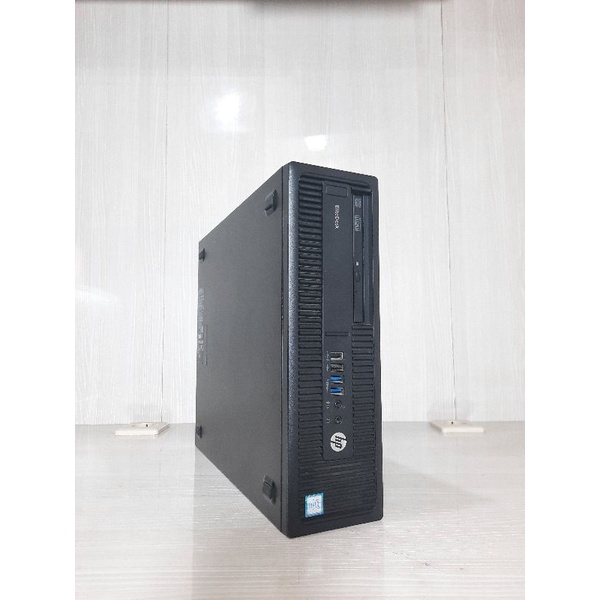 Paketan Pc Hp Elitedesk 800 G2 Core i7 Gen 6 Ram 8Gb Lcd 20in wide Siap Pakai