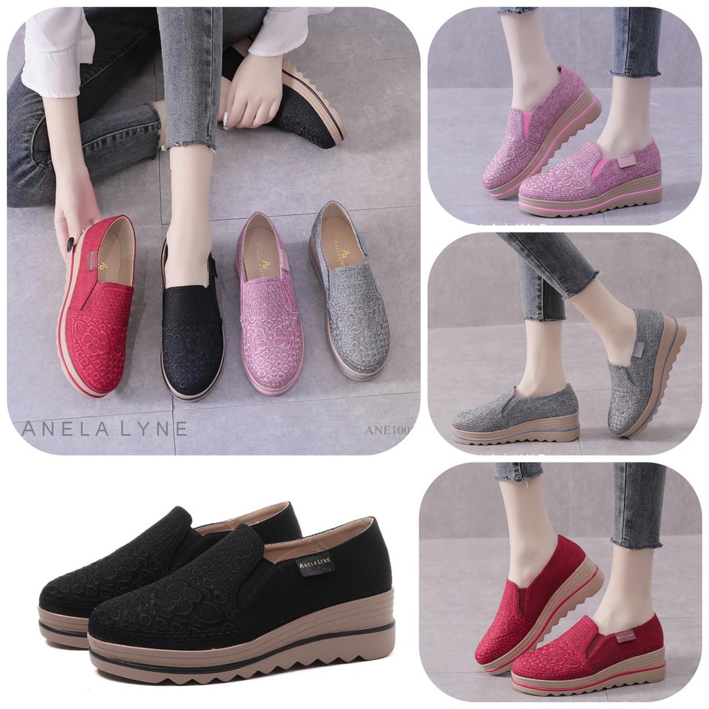 ANELA LYNE CAELA WEDGES SHOES ANE1005 ORIGINAL