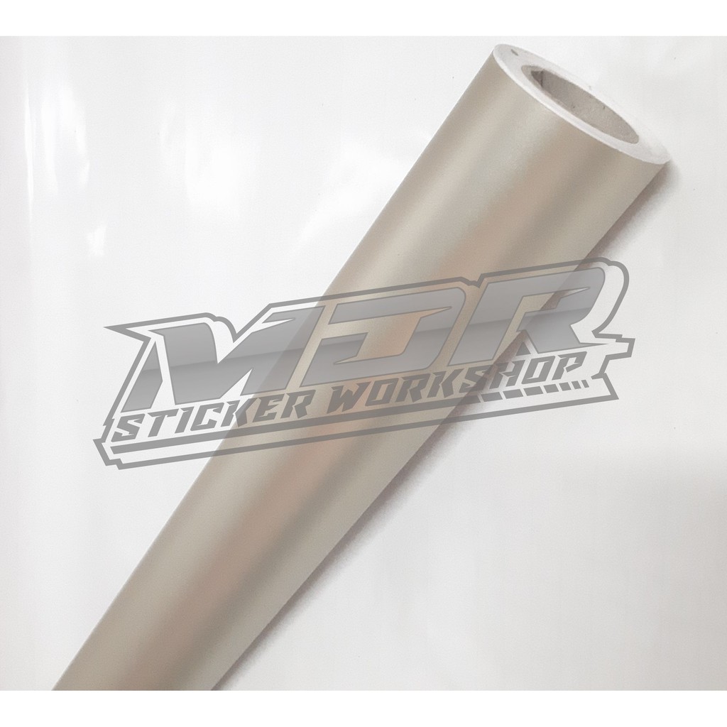 Stiker skotlet gold / krem muda flashmate emas chrome doff emas dop metalik