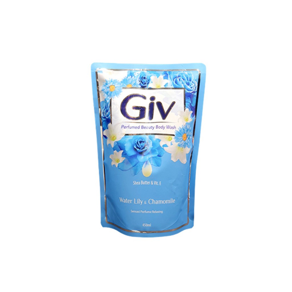 GIV Body Wash Refill 60ML (UKURAN KECIL) BPOM ORIGINAL / Giv Sabun Mandi Cair Pouch by AILIN