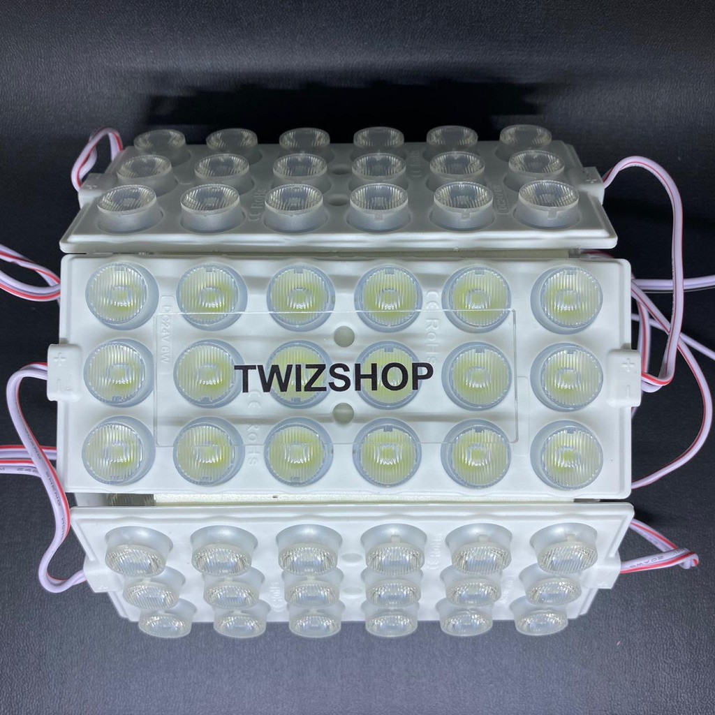 Lampu LED Module 18 Mata (3x6) 24 Volt / LED Modul 24V 3x6 Mata Besar