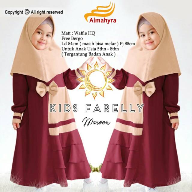 Gamis kids farelly by almahyra