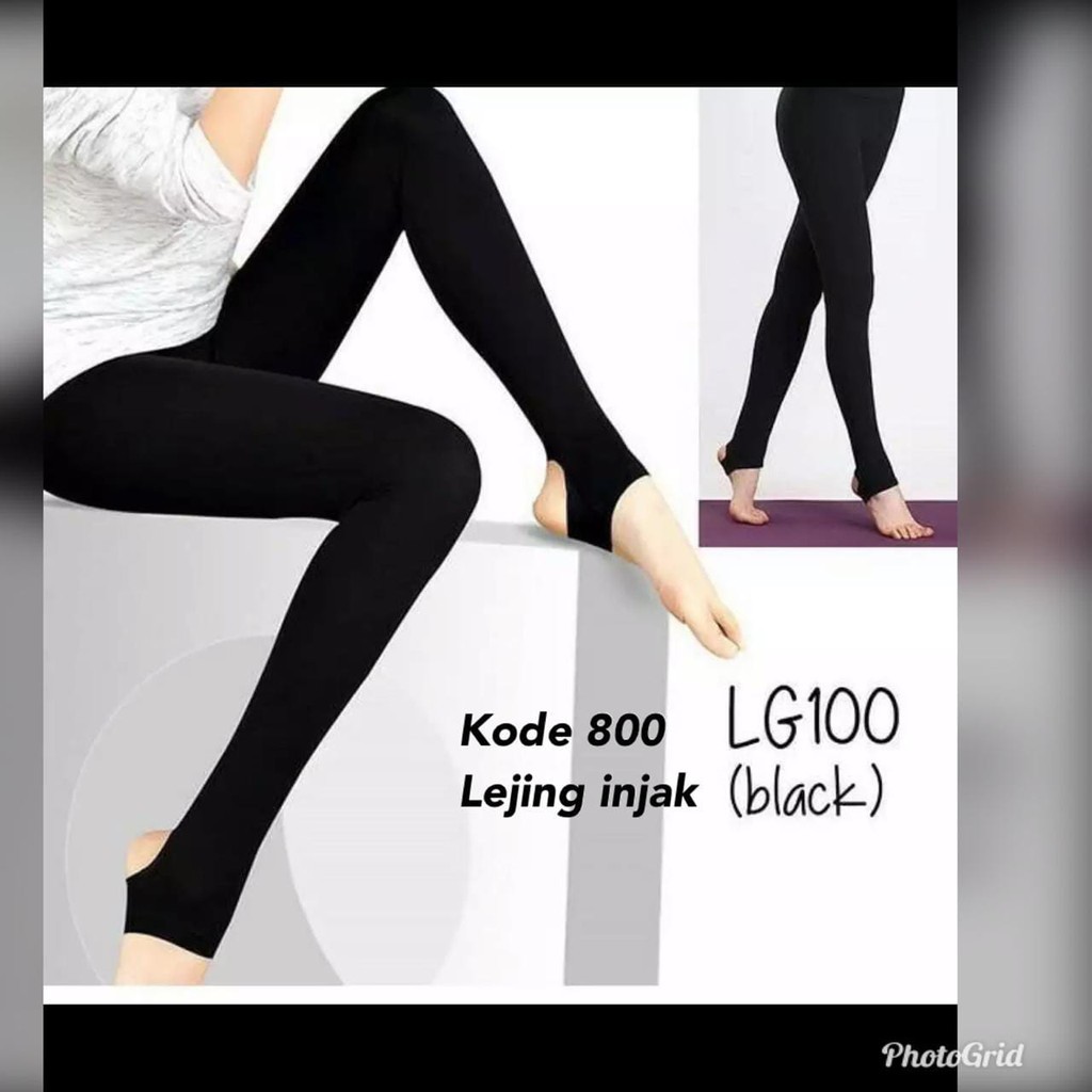 QFS CELANA LEGGING INJAK / WARNA HITAM / GOOD QUALITY