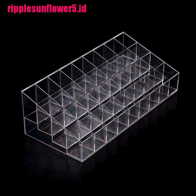 # Kaos T-Shirt Wanita Lengan Pendek Motif Print #Stand Display Lipstick Bahan Akrilik Dengan 24 / 36 / 40 Sekat