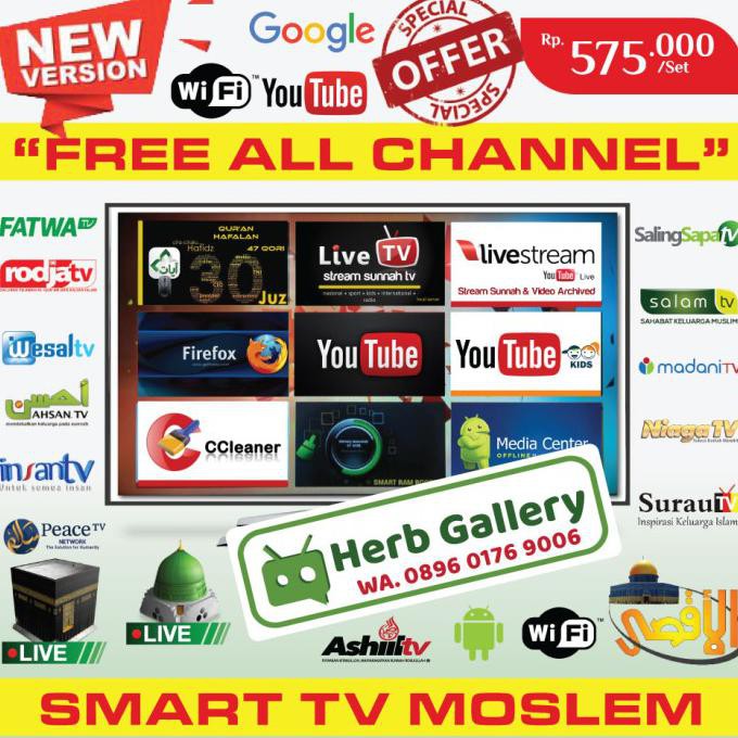 Ready&Siapkirim Akhyar Tv, Rodja Tv, Wesal Tv, Insan Tv, Ahsan Tv, Quran, Murottal