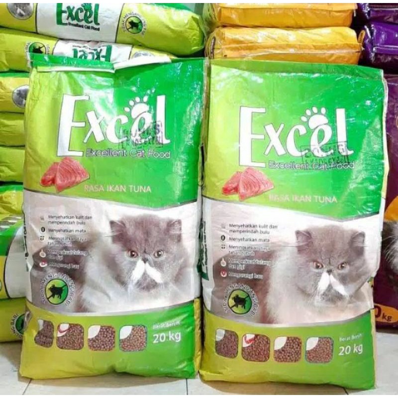 Grab/Gojek makanan kucing Excel 20 kg