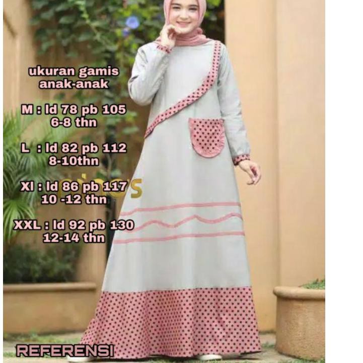 ♹[MURAH]✔️ - gamis anak anak toyobo ninos 012 cantik terbaru/gamis elfath