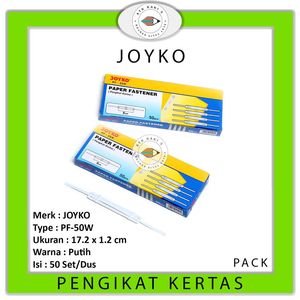 

JOYKO - Paper Fastener - PF-50W - PACK