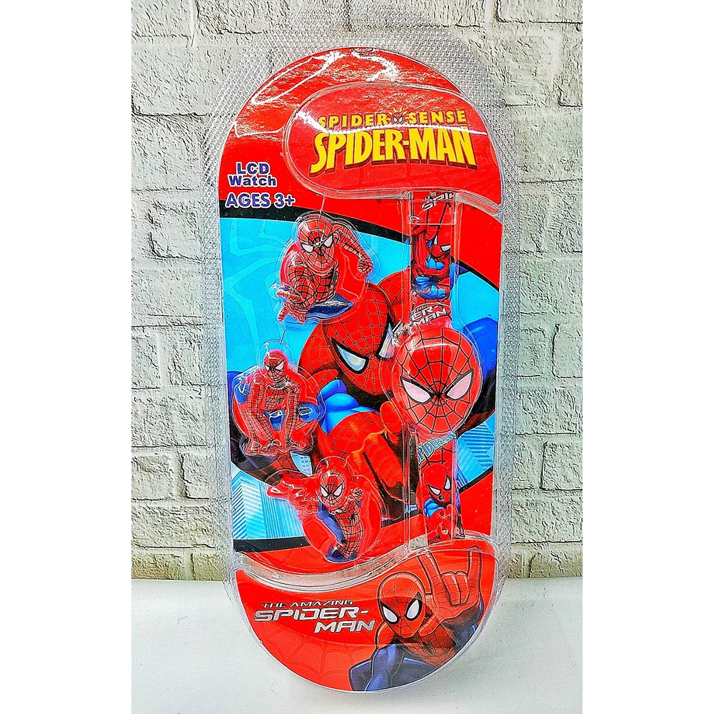 JAM TANGAN ANAK KARAKTER GONTA GANTI KEPALA 4 in 1 ( LOL AVANGERS BATMAN DLL ) A009