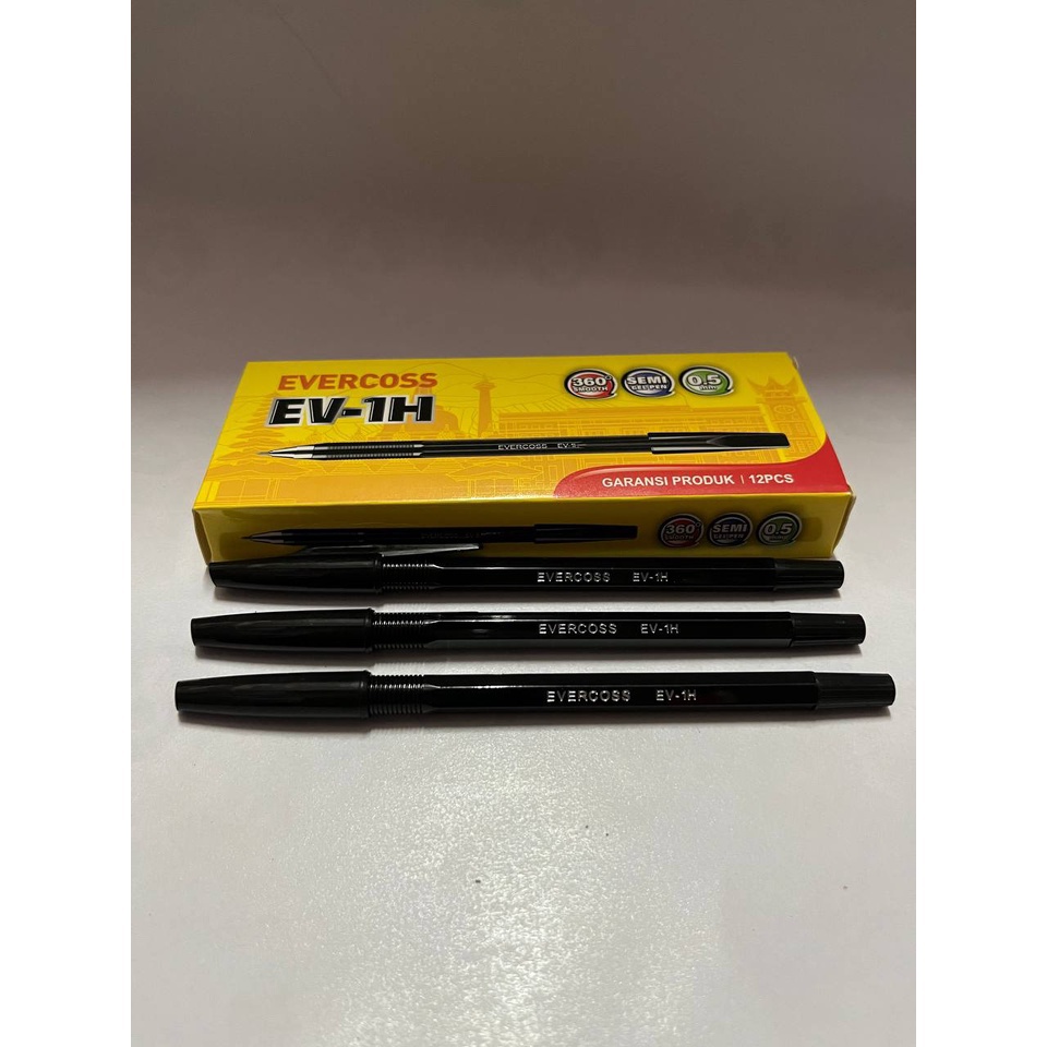 

Pulpen Evercross / Bolpen Evercross EV-1H Hitam