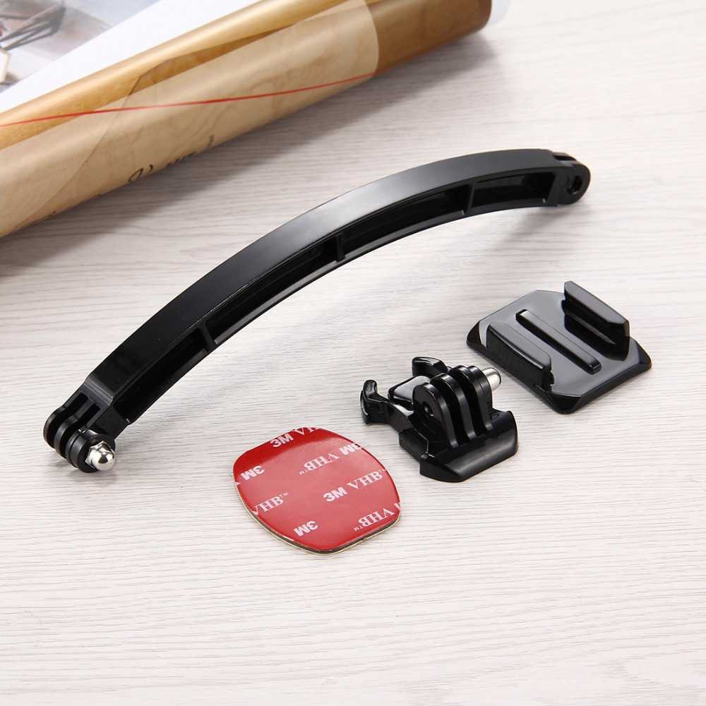Helmet Extension Arm Set Mount for GoPro Xiaomi Yi Murah Mounting Helm Go Pro Yi Camera