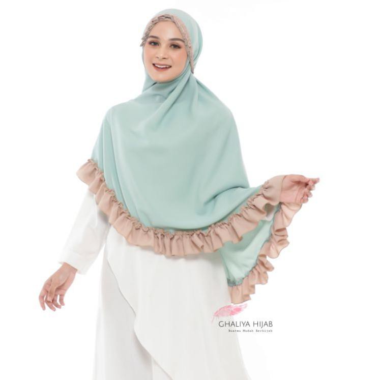 Best Produk Instan Baby Aura ORIGINAL Ghaliya Hijab | Hijab Instan | Khimar | Bergo D7S