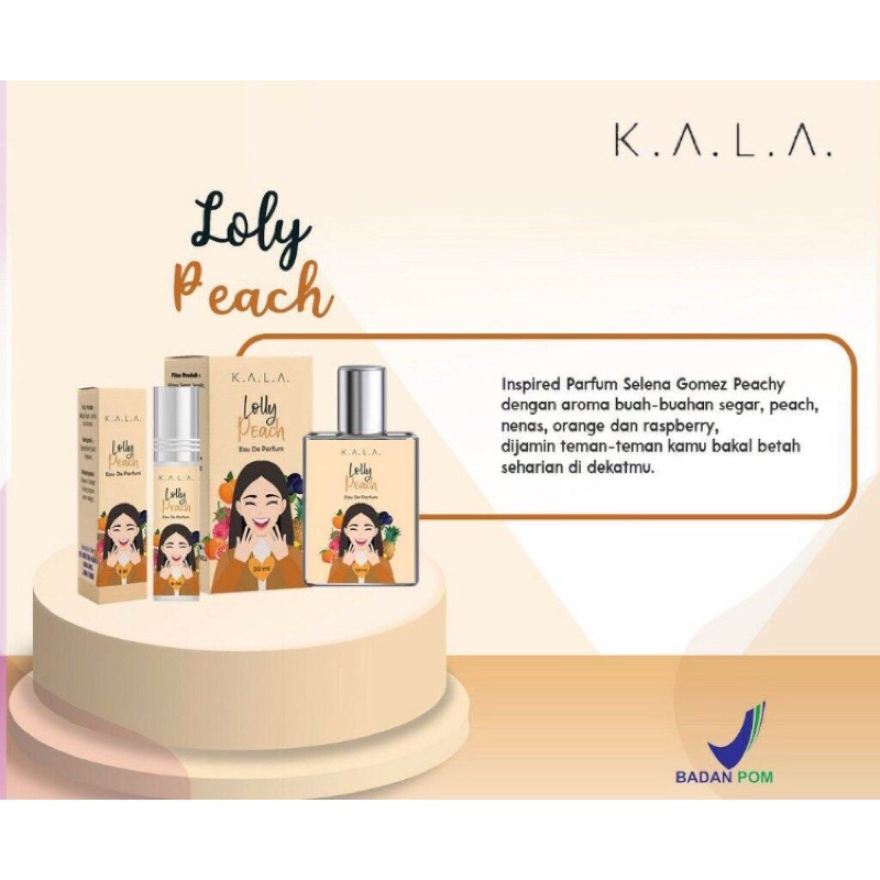 Parfum KALA Roll on ( Loly Peach )