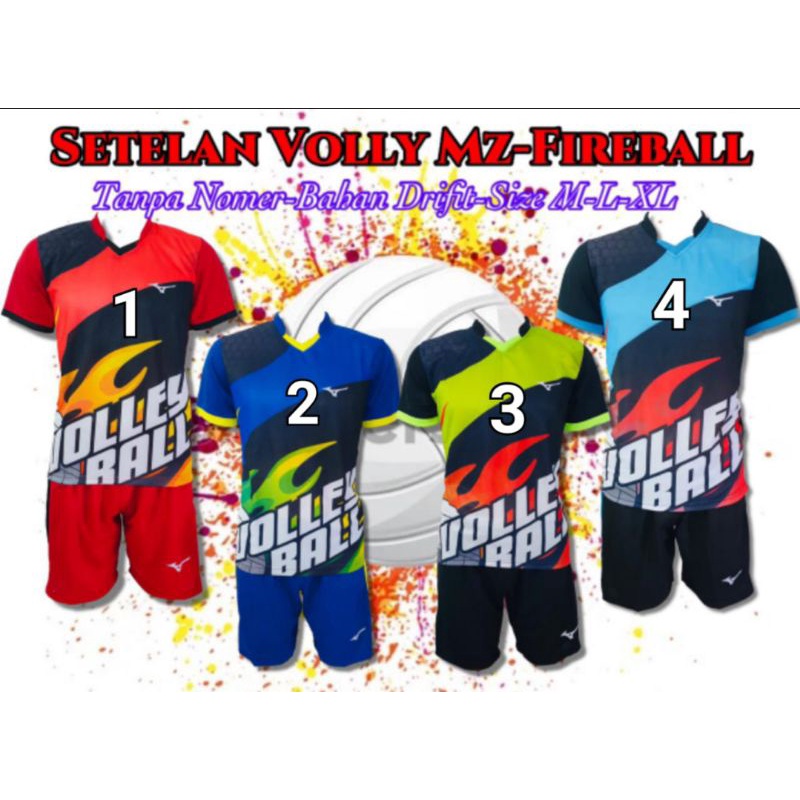 Setelan Voli / Jersey Voli / Baju Voli / Setelan Olahraga / Setelan / Setelan Voli isi 12