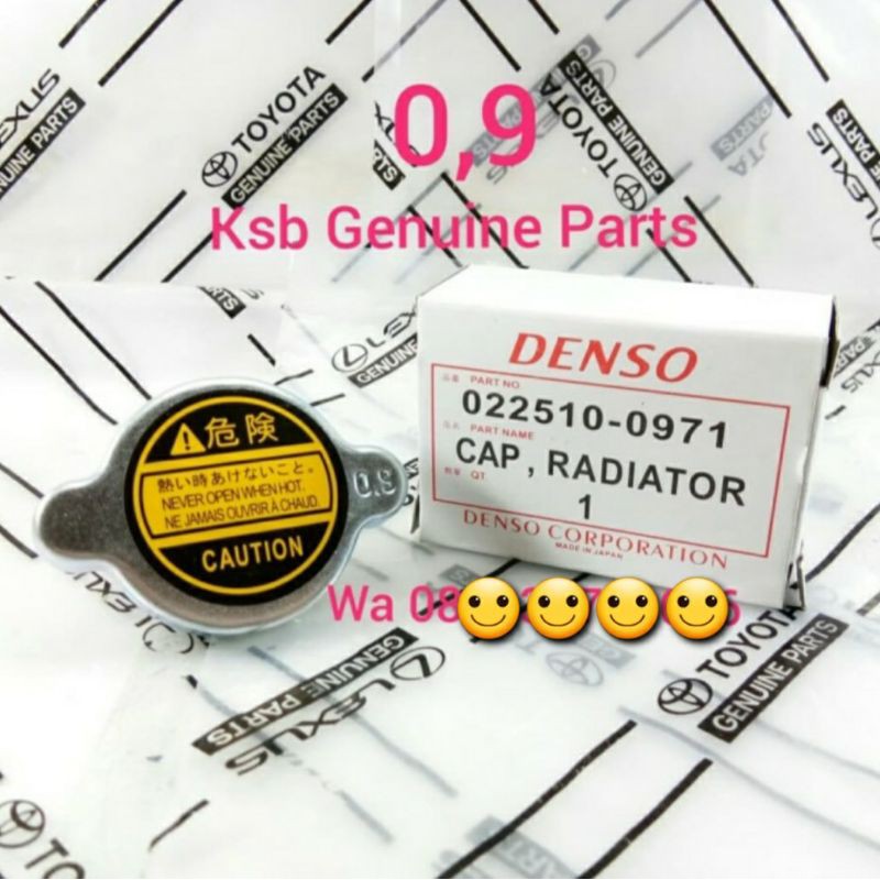 Cap Tutup Radiator 0.9 Kijang 5k 7k Soluna Great Starlet Suzuki Denso