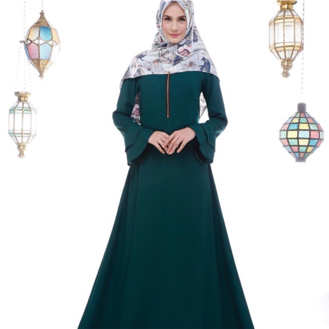 Premium Plain Hara HIJAU S By HL Zerina Banu x Dwihanda