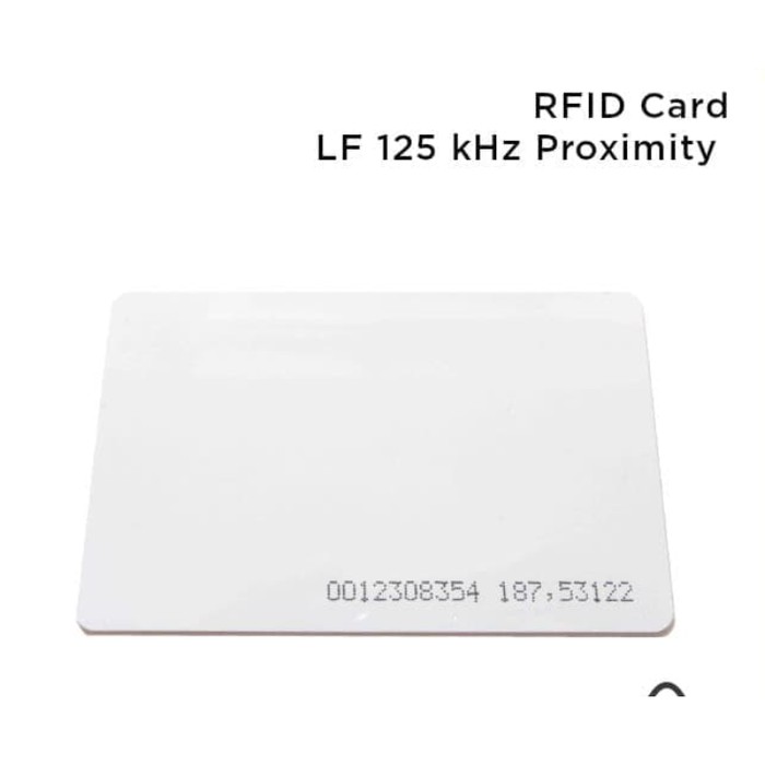 Proximity Card 125kHz LF RFID Absensi, Door Access Kartu Akses 125 Khz