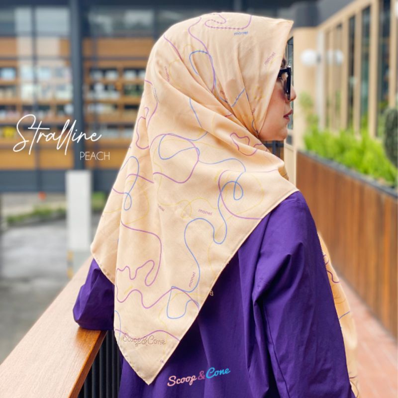 Monel STRALLINE (Scarf/Segiempat/Hijab) @Monel_Chavians