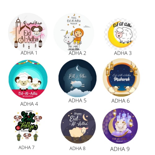 

Stiker Label Hampers Parsel Kue Kering Logo Makanan Parcel Bingkisan Lebaran Amplop Idul Adha