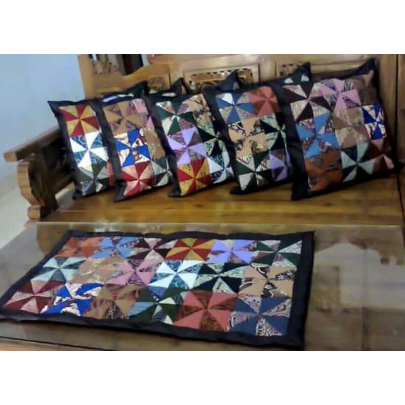 set sarung bantal sofa unik