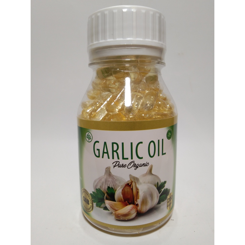 Kapsul Garlic Oil Organic isi 200 kapsul | SAB