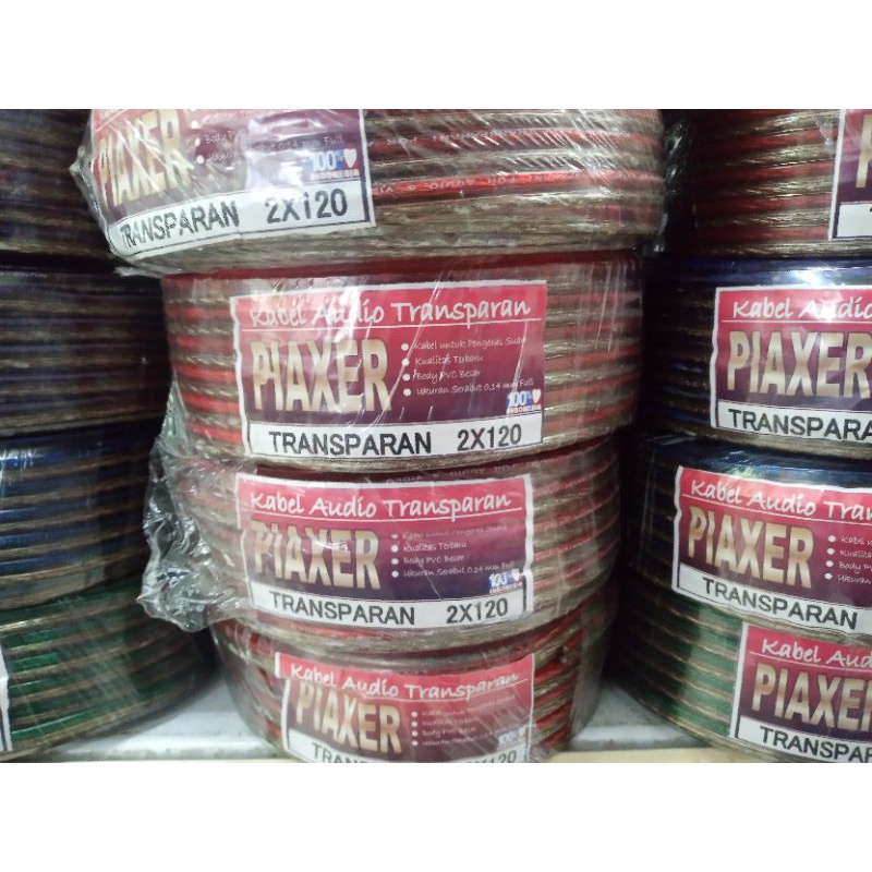 (per meter) KABEL TRANSPARAN / KABEL MONSTER / KABEL SERABUT / KABEL LISTRIK / kabel 2x30 3x50 2x80 2x120