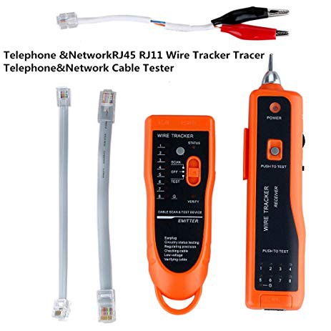 WIRE TRACKER XQ-350 / LAN TESTER / KABEL TESTER NETWORK / RJ45 TESTER