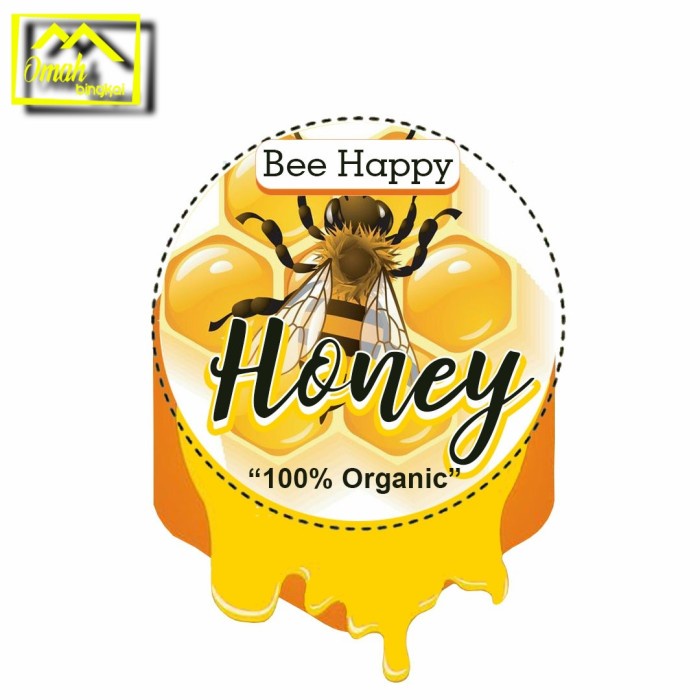 

NEW Madu Murni 100% Organik / Bee happy honey / 1kg