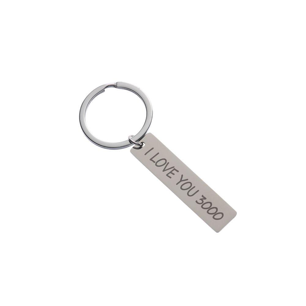 Gantungan Kunci LILY I Love You 3000hiasan Unik Keyfob Metal