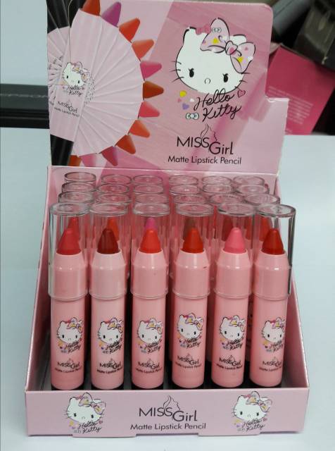 MISS GIRLmatte lipstick pensil /harga 12pc