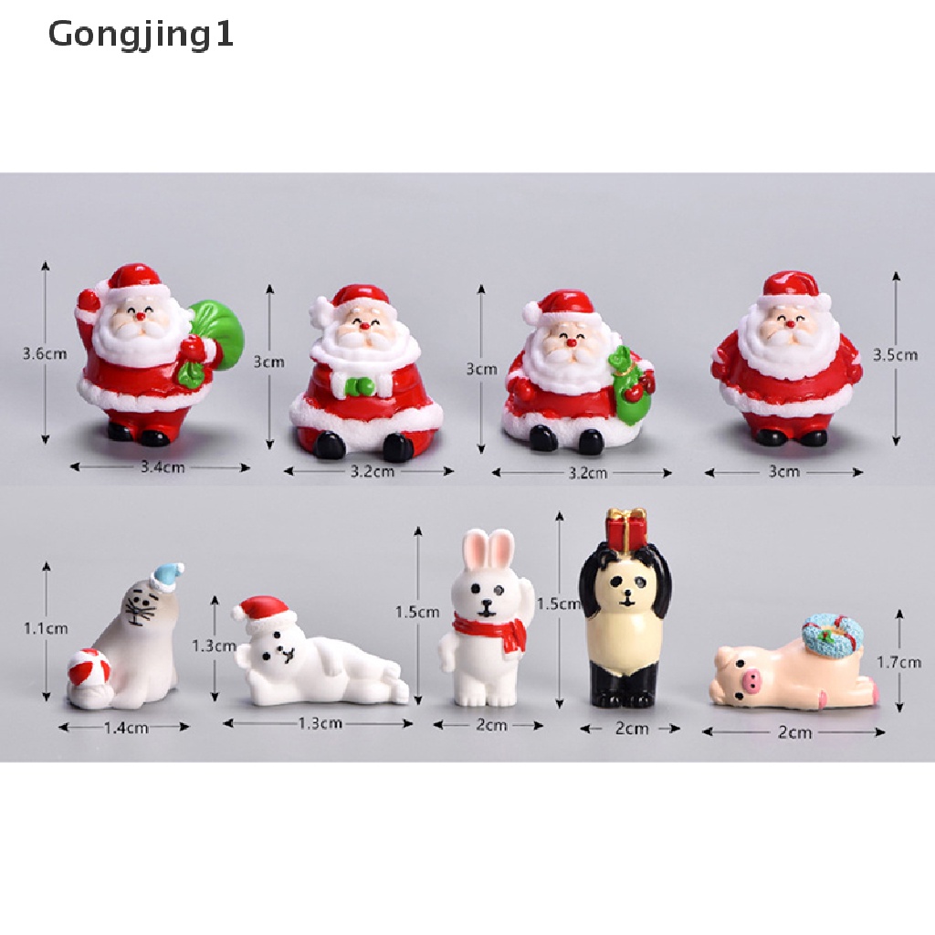 Gongjing1 Miniatur Pohon Natal Mini DIY Untuk Dekorasi Taman