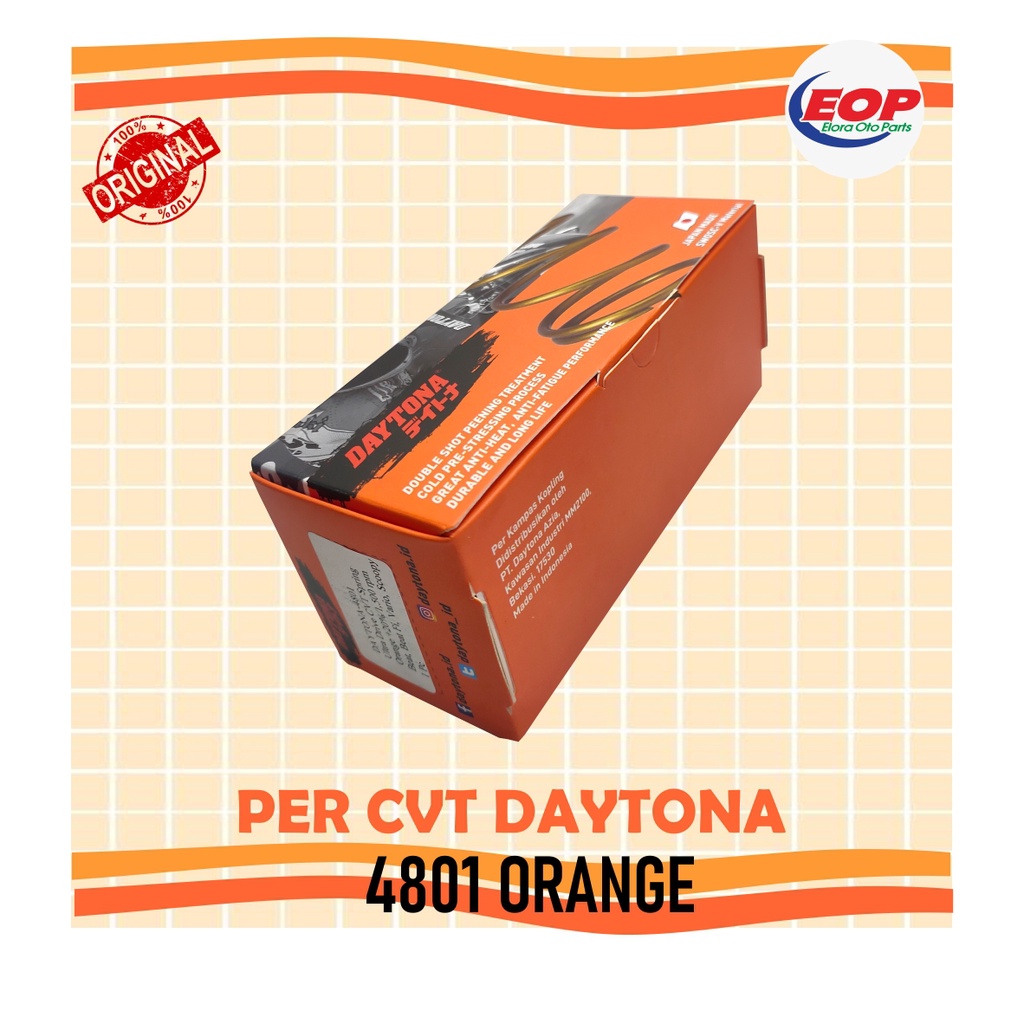 Per CVT BEAT, BEAT FI, VARIO , SCOOPY DAYTONA  4801 ORANGE ORIGINAL