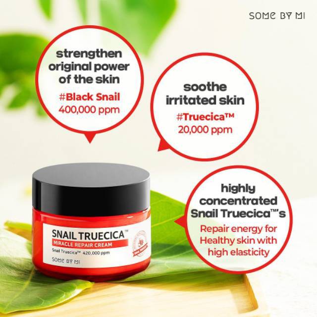 SOME BY MI Snail Truecica Miracle Repair Cream 60gr  SomeByMi Snail Cream