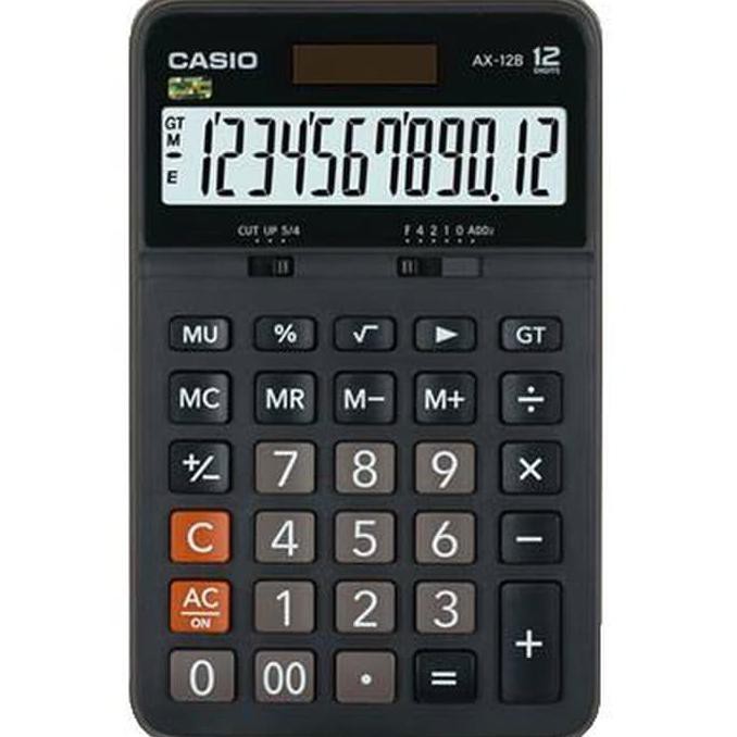 

Casio AX 12 S - Calculator Desktop Kalkulator Meja Kantor Office AX-12