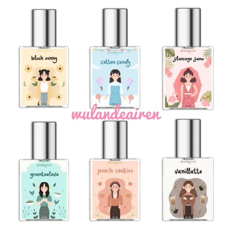 [15 ML] GEAMOORE PARFUM ADDICTED SERIES 15 ML SPRAY- BPOM-DISTRI RESMI