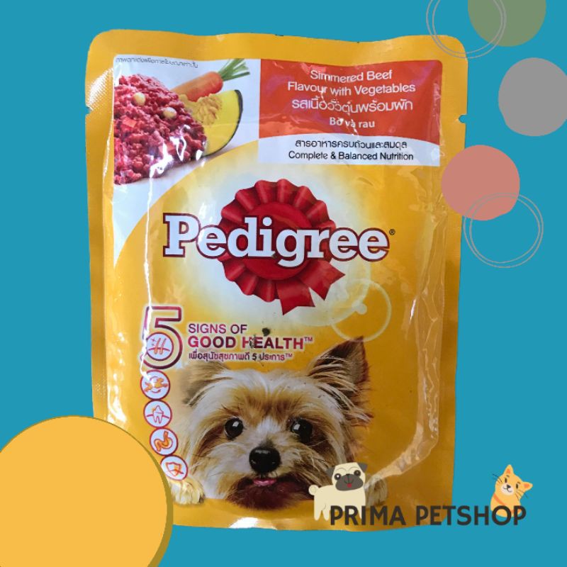 PEDIGREE POUCH 80g MAKANAN ANJING