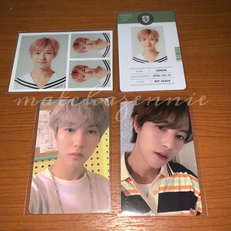 [BOOKED] PC PHOTOCARD NCT DREAM RENJUN TRANSPORTATION CASHBEE CHINA YIZHIYU RESONANCE ID CARD B2S