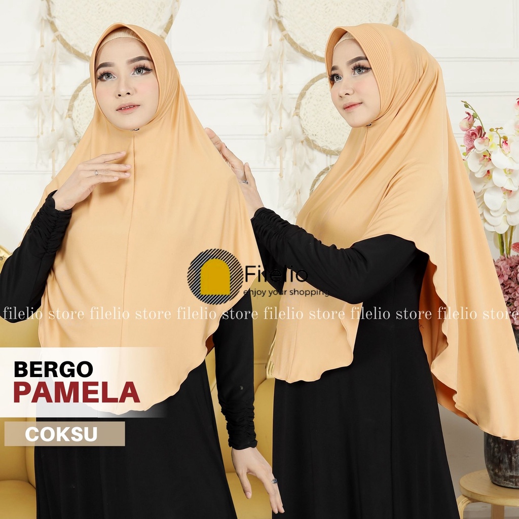 Hijab Jersey Murah Pamela / Jilbab Instan Terlaris / Jilbab Jersey / Khimar / hijab jersy terbaru